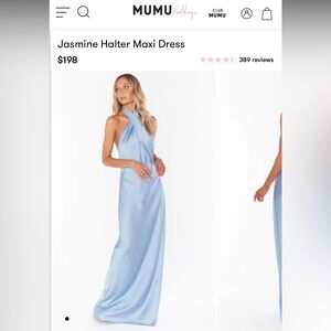 Jasmine Halter Maxi Dress